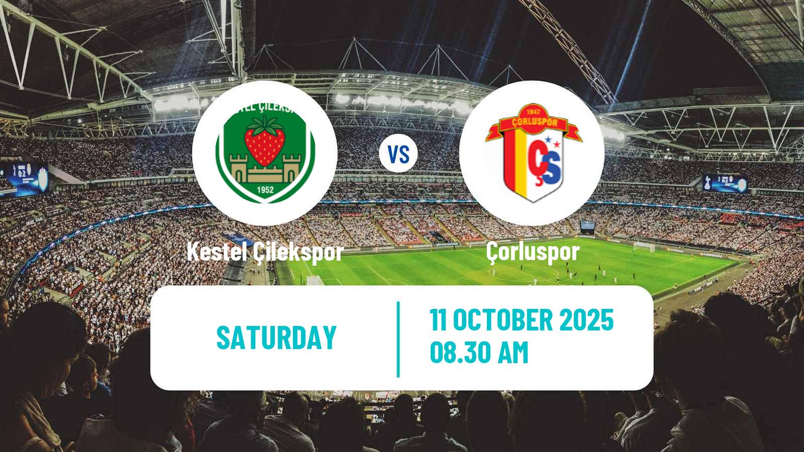 Football Turkish 3 Lig Group 1 Kestel Çilekspor - Çorluspor