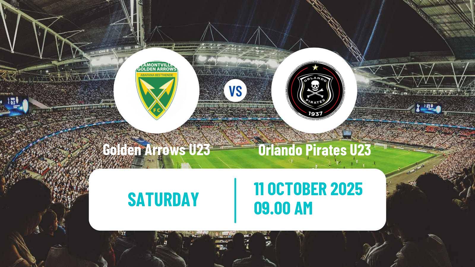 Football South African Diski Challenge Golden Arrows U23 - Orlando Pirates U23