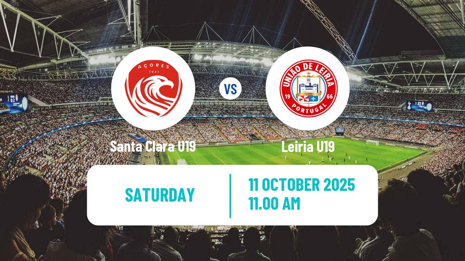 Football Portuguese Campeonato Nacional U19 Santa Clara U19 - Leiria U19