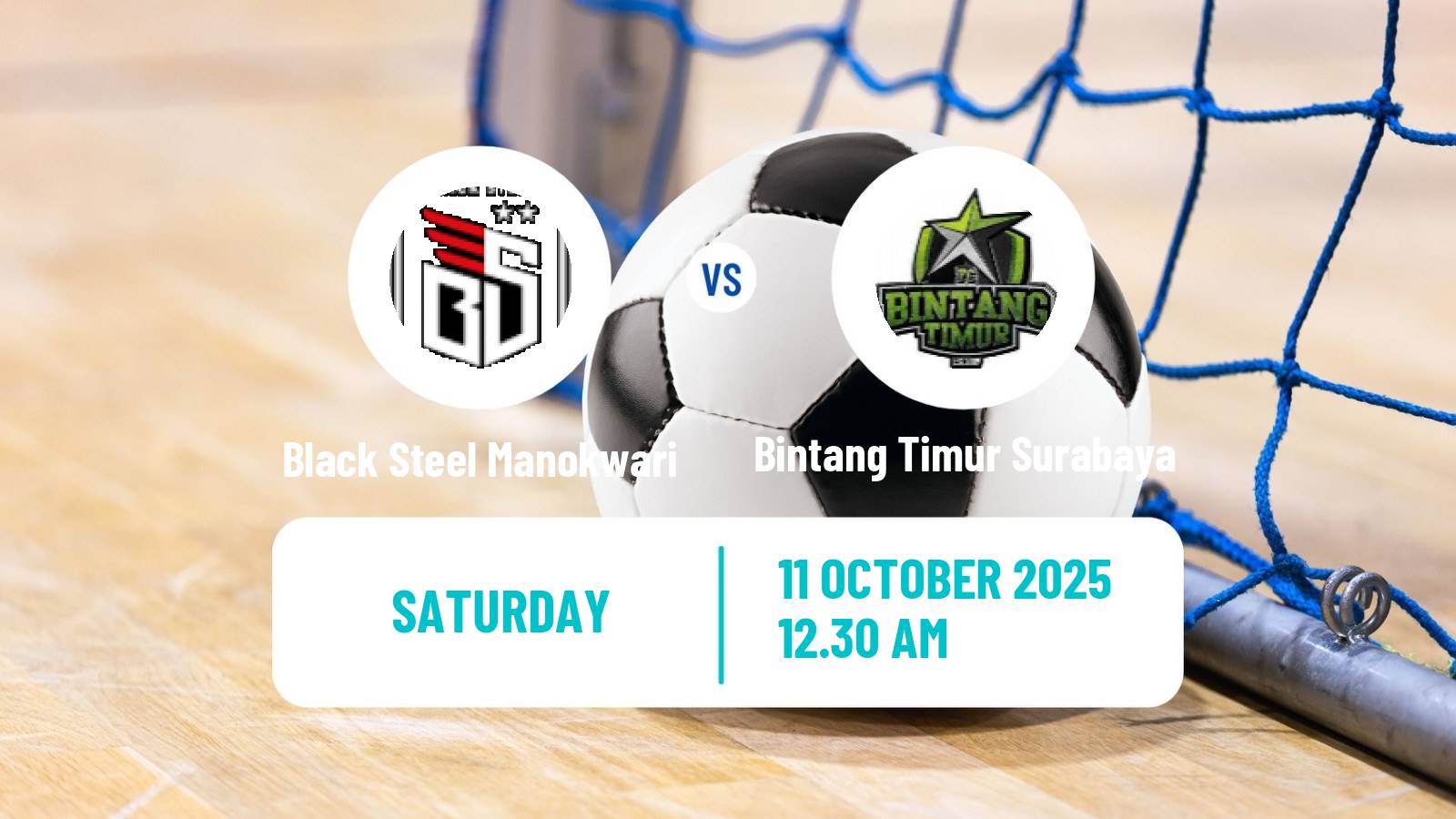 Futsal Indonesian Pro Futsal League Black Steel Manokwari - Bintang Timur Surabaya