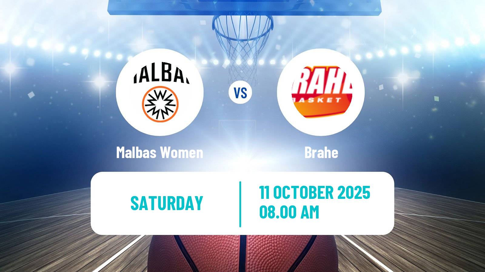 Basketball Swedish Basketligan Women Malbas - Brahe