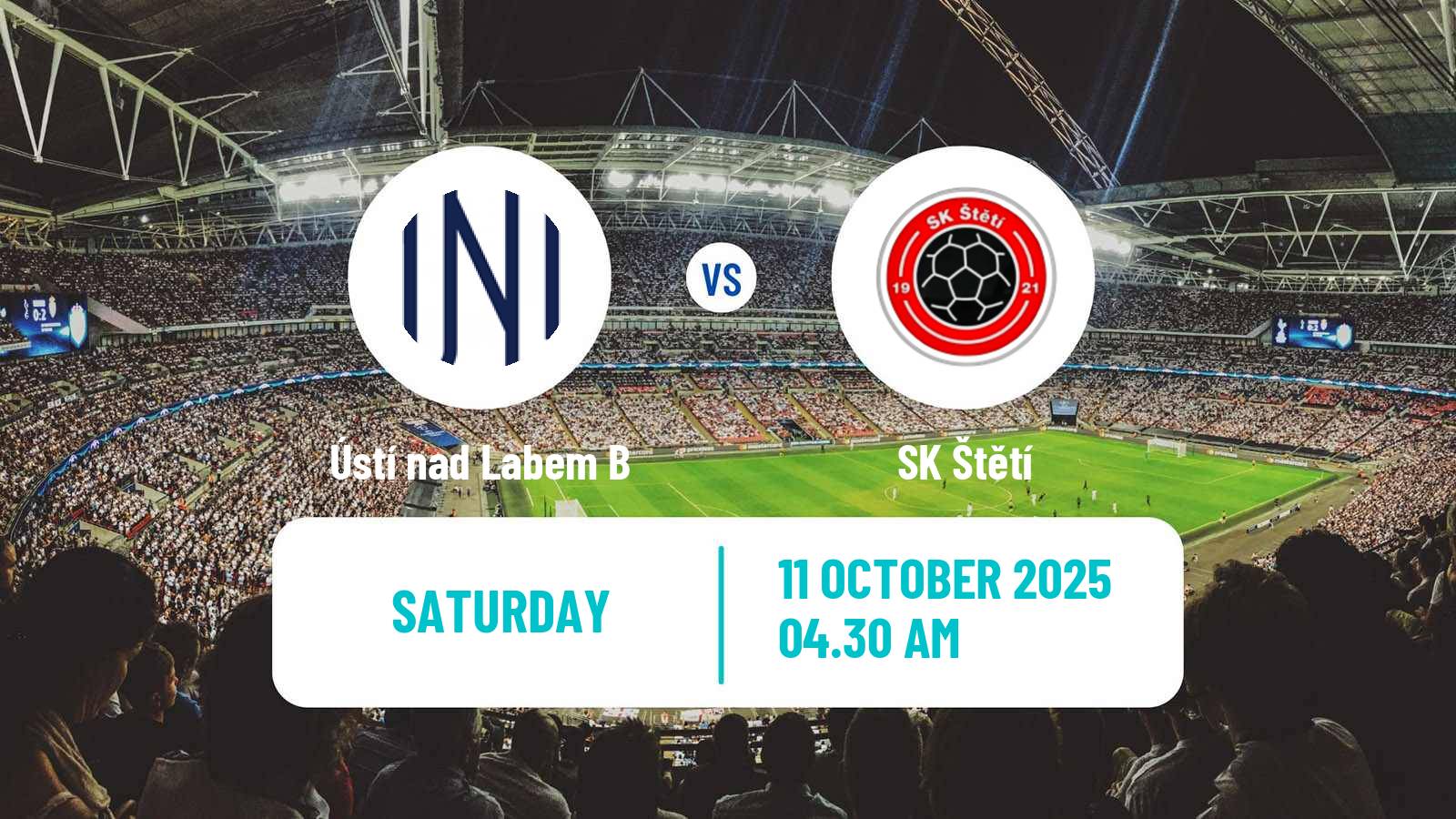 Football Czech Division B Ústí nad Labem B - Štětí