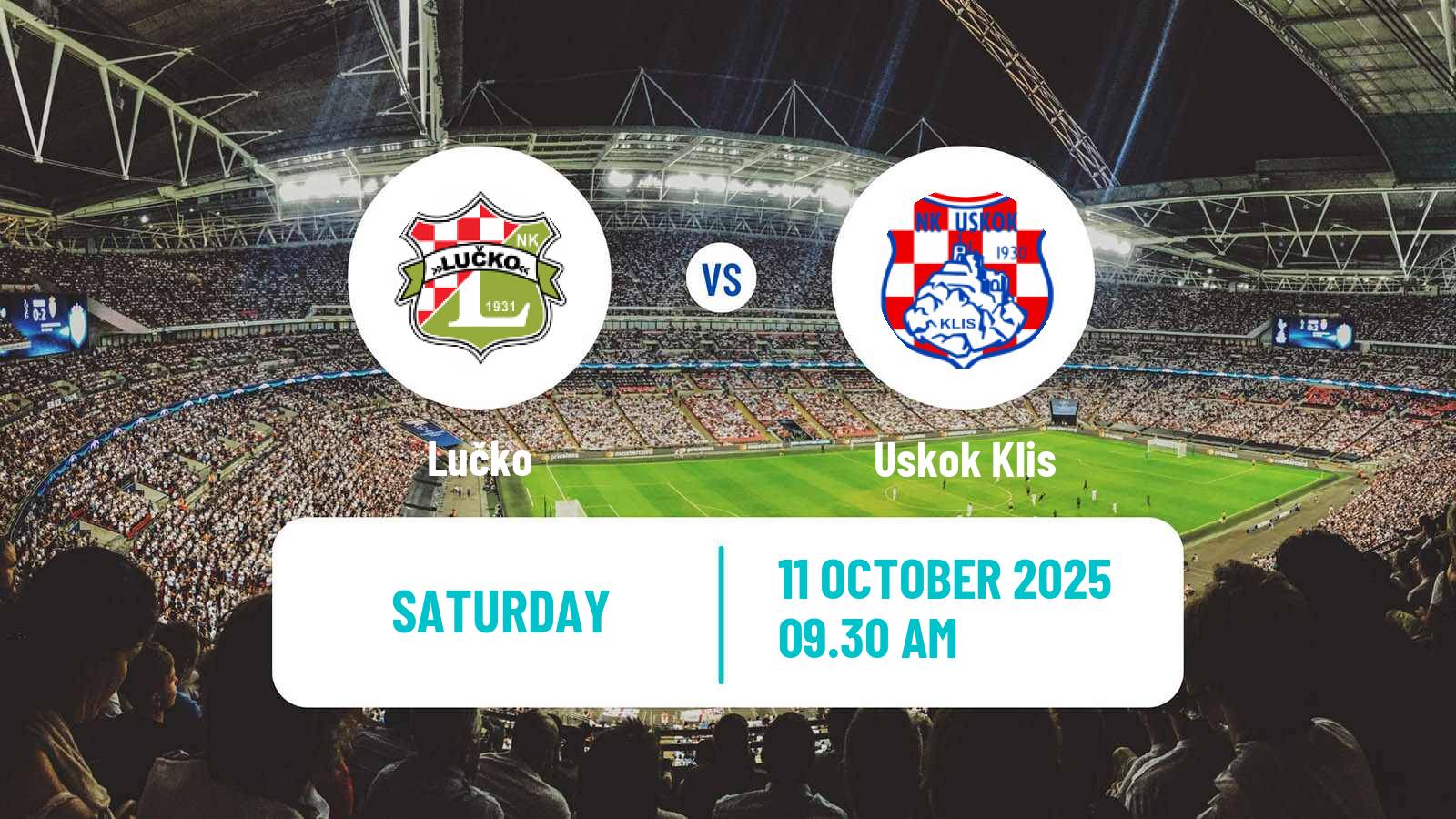 Football Croatian Druga NL Lučko - Uskok Klis