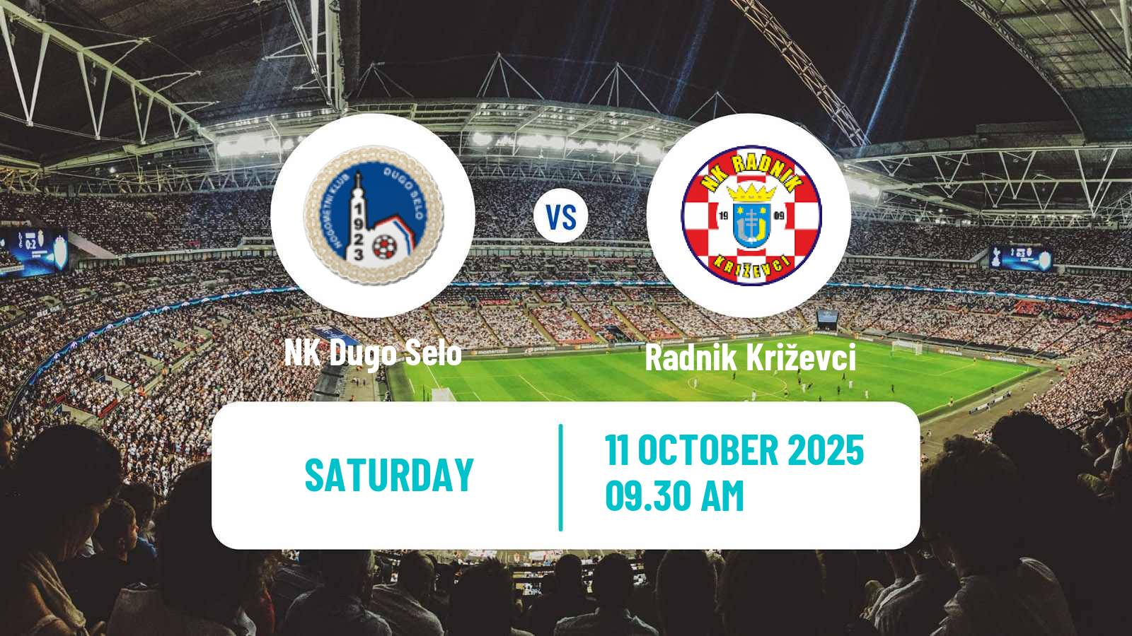 Football Croatian Druga NL Dugo Selo - Radnik Križevci