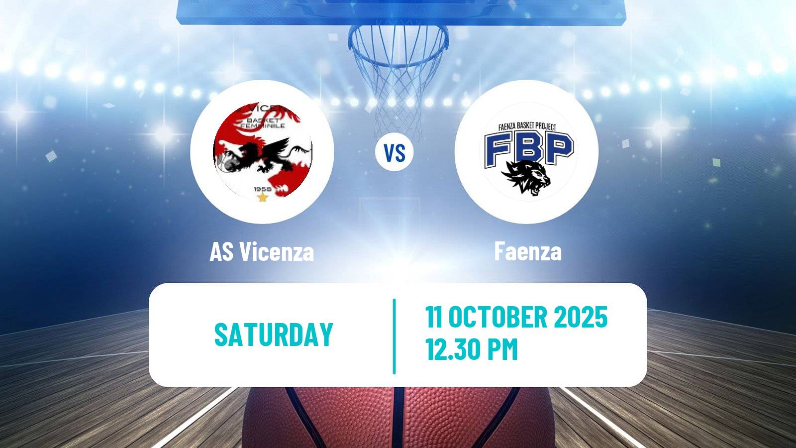 Basketball Serie A2 Basketball Women Group B Vicenza - Faenza