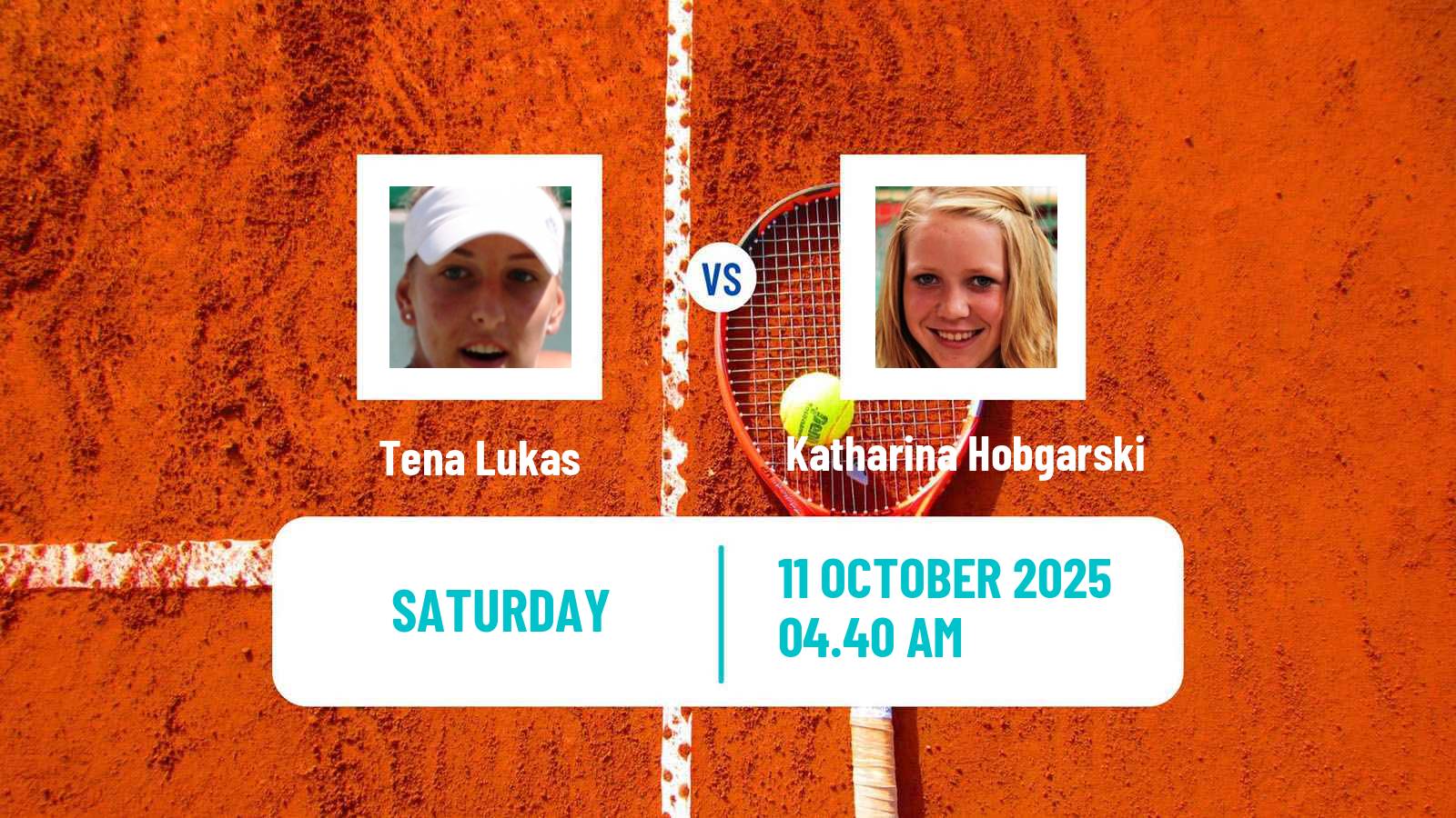 Tennis ITF W35 Santa Margherita Di Pula 10 Women Tena Lukas - Katharina Hobgarski