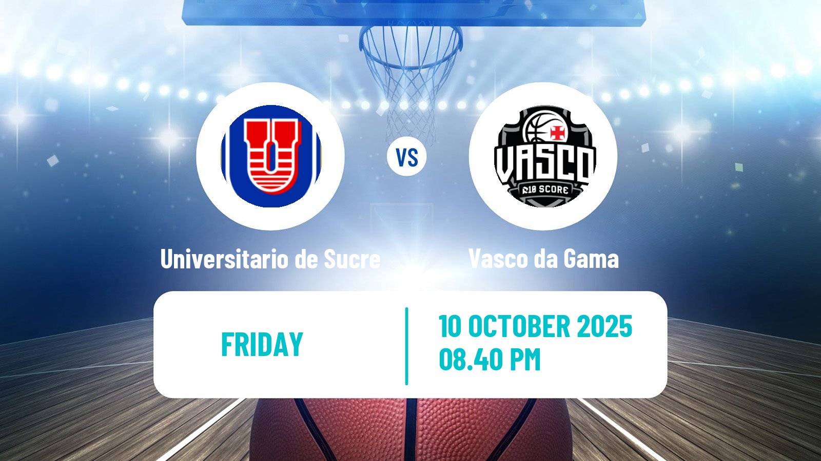 Basketball Basketball South American League Universitario de Sucre - Vasco da Gama