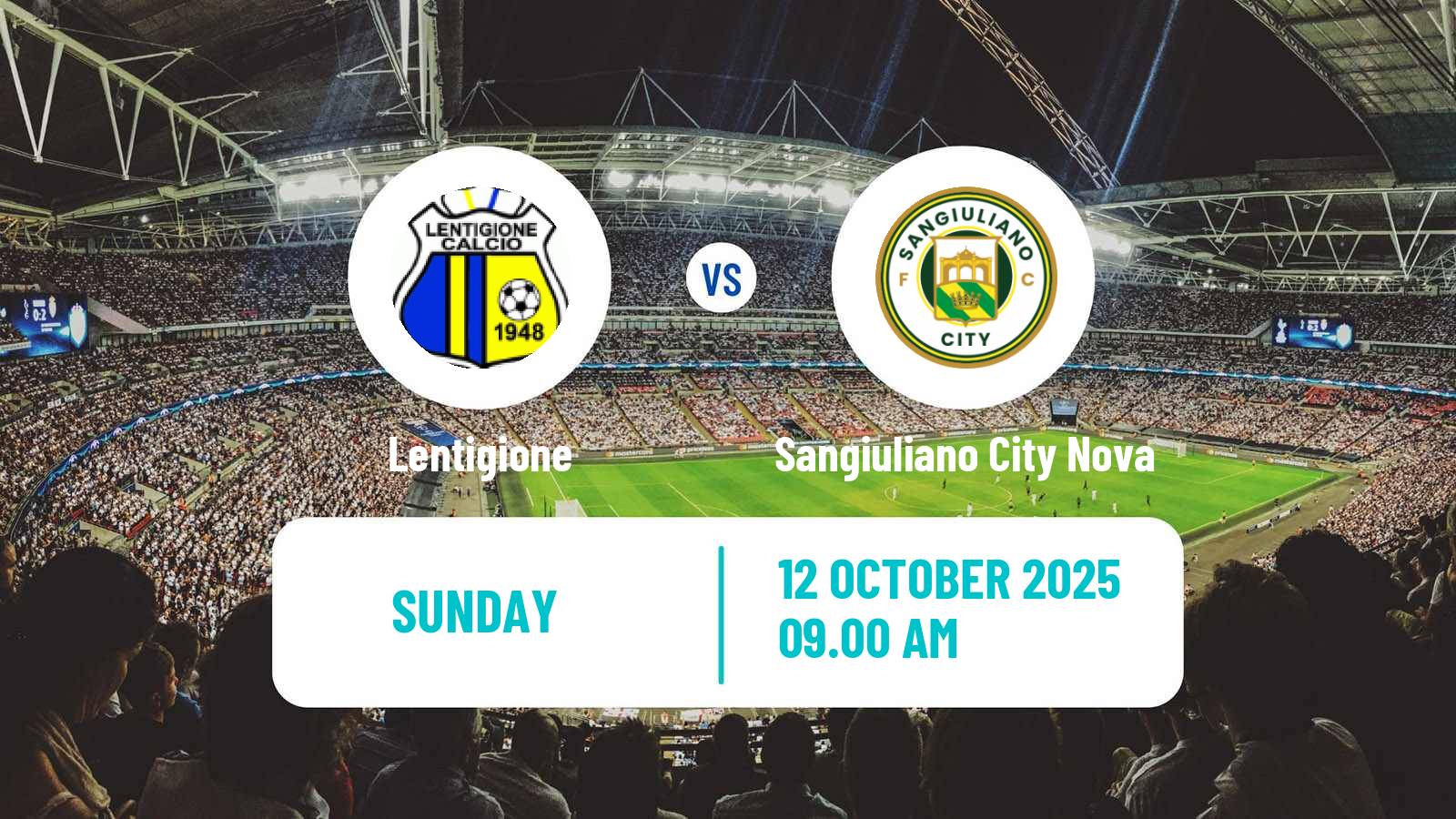 Football Italian Serie D - Group D Lentigione - Sangiuliano City Nova