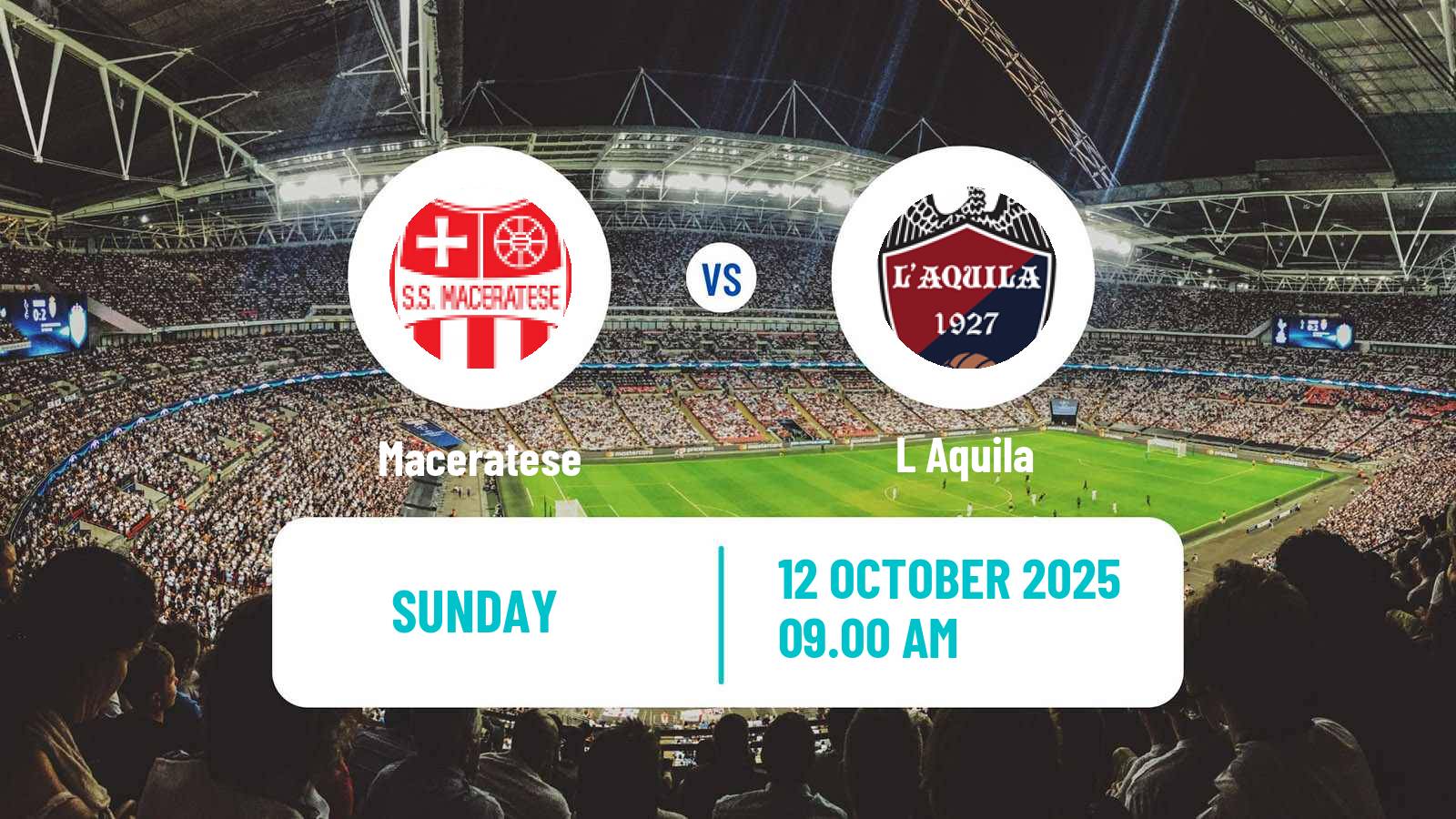 Football Italian Serie D - Group F Maceratese - L Aquila