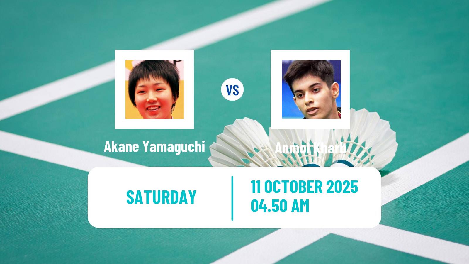 Badminton BWF World Tour Arctic Open Women Akane Yamaguchi - Anmol Kharb