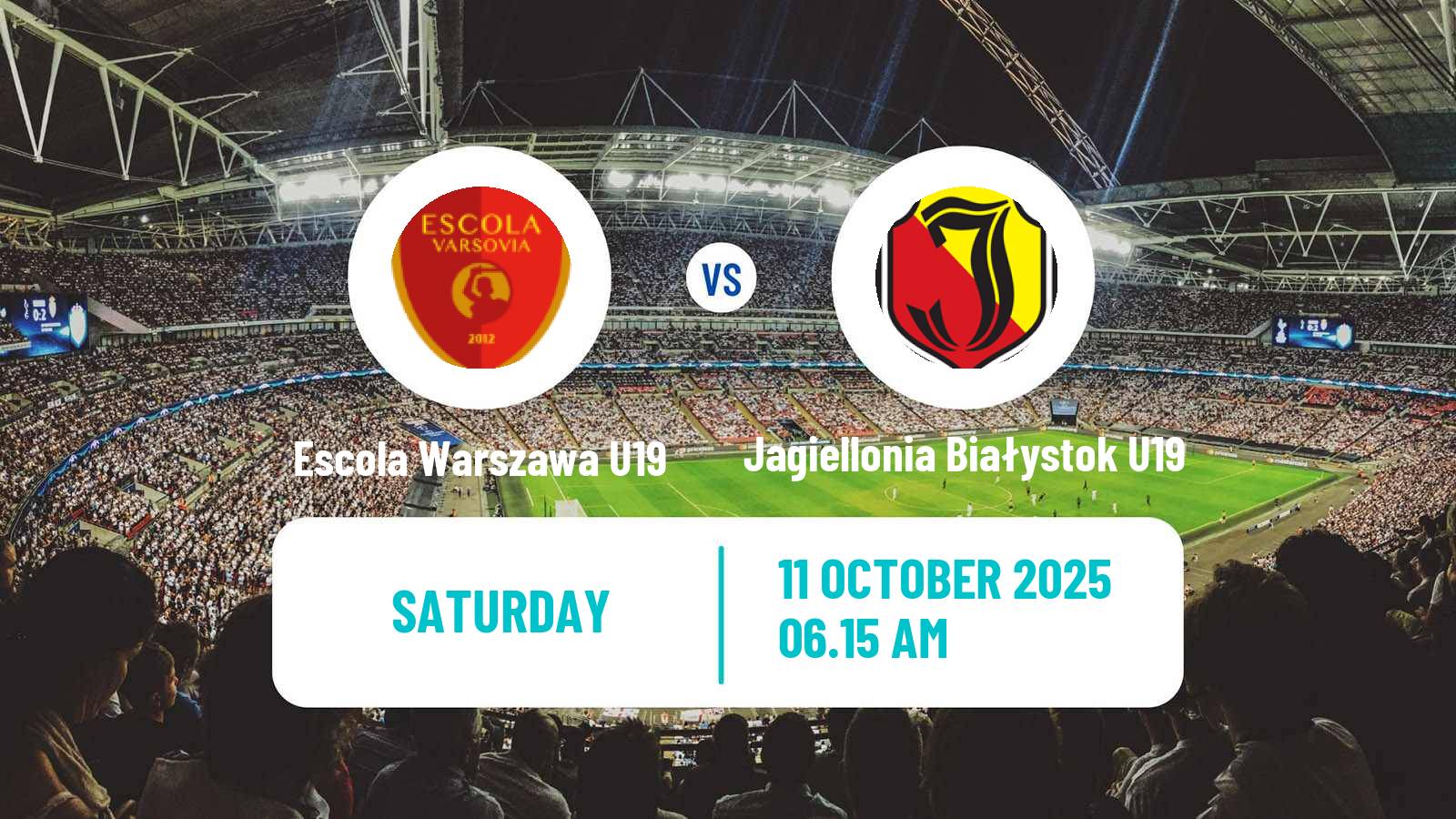 Football Polish Central Youth League Escola Warszawa U19 - Jagiellonia Białystok U19