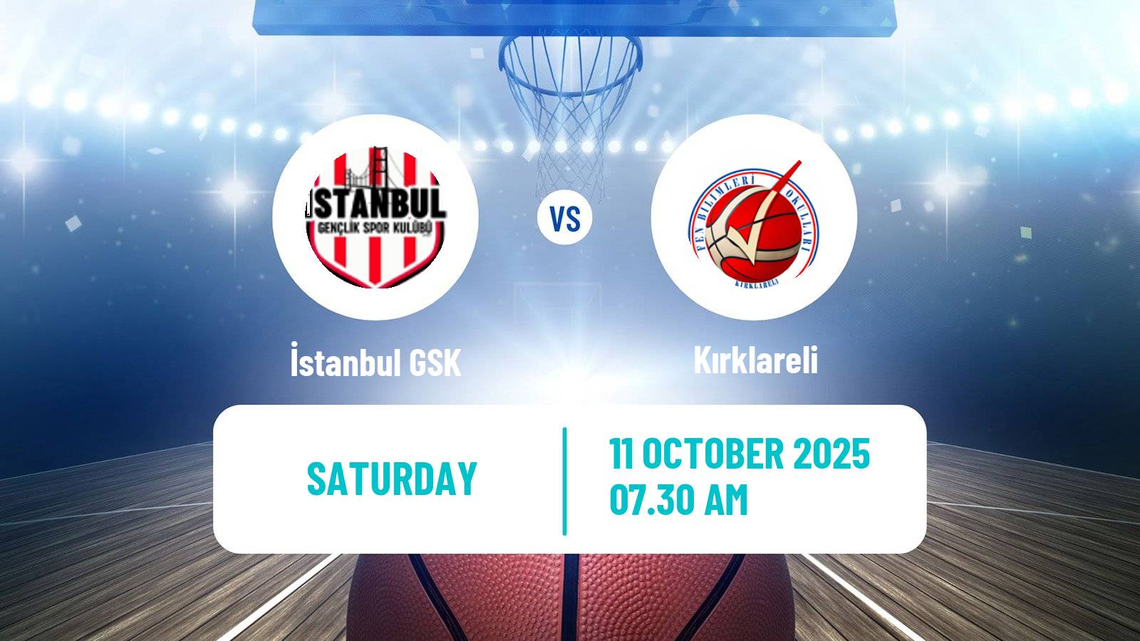 Basketball Turkish TKBL Women İstanbul GSK - Kırklareli