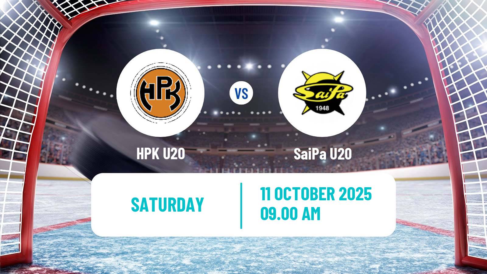 Hockey Finnish SM-sarja U20 HPK U20 - SaiPa U20