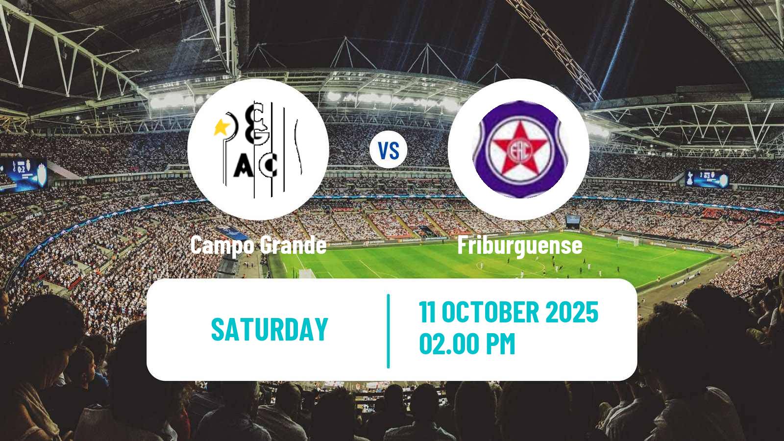 Football Brazilian Carioca B1 Campo Grande - Friburguense