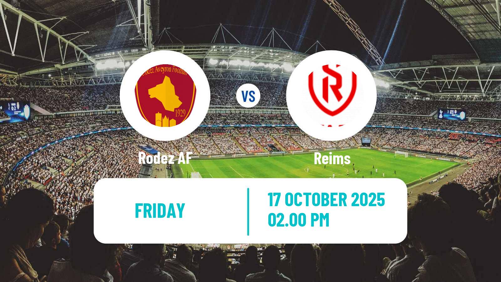 Football French Ligue 2 Rodez - Reims
