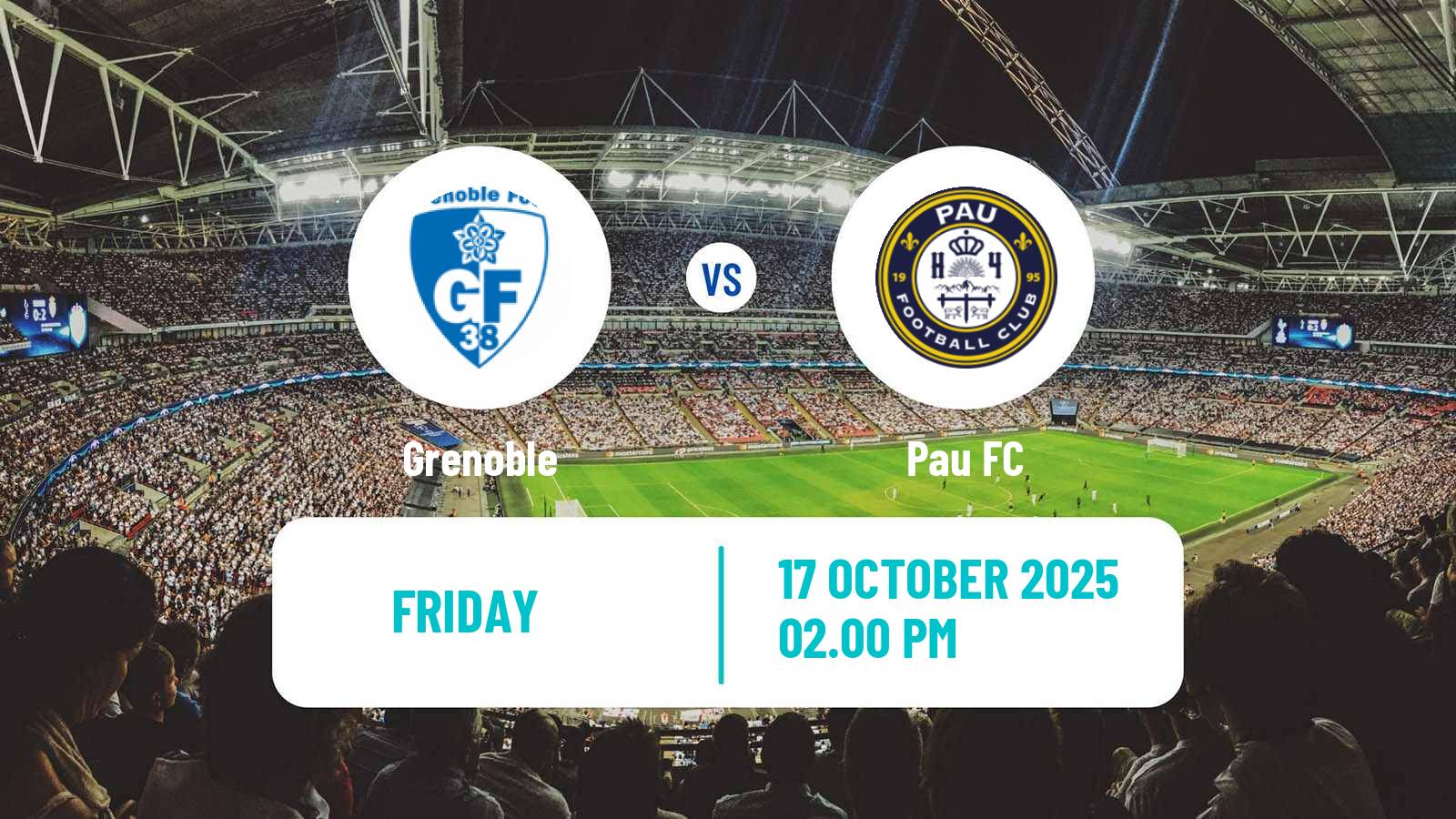 Football French Ligue 2 Grenoble - Pau