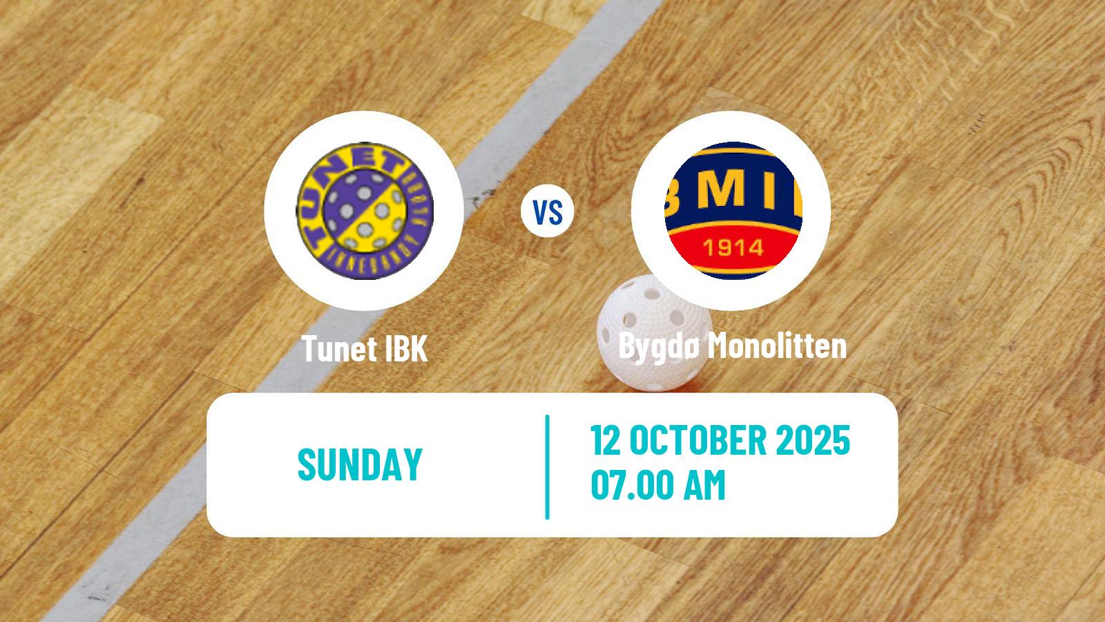 Floorball Norwegian Eliteserien Floorball Women Tunet - Bygdø Monolitten