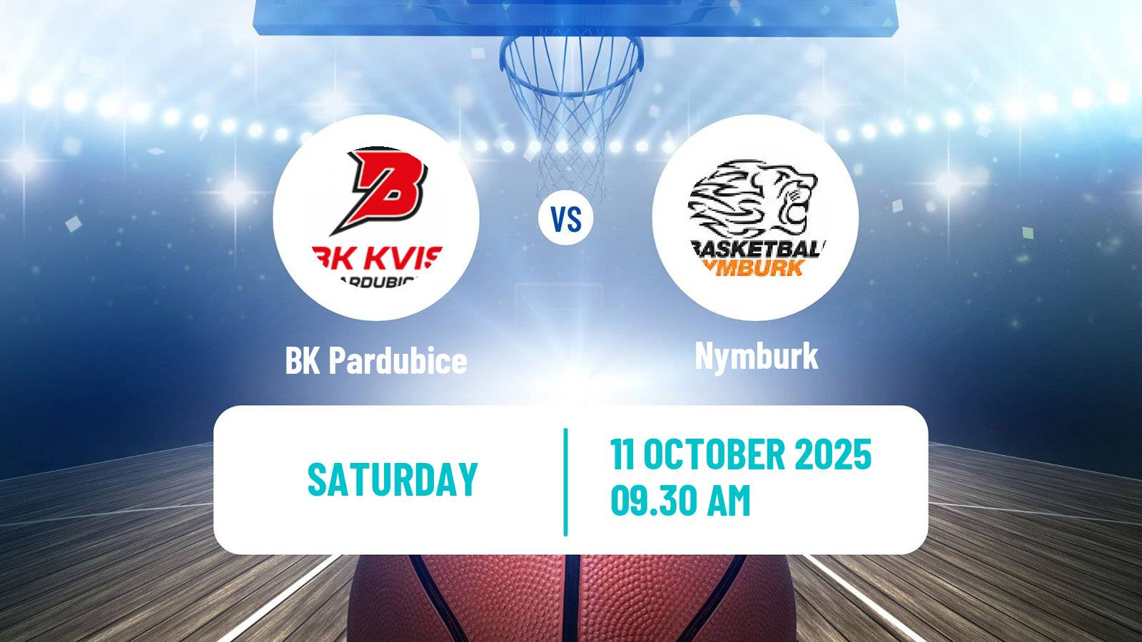 Basketball Czech NBL Pardubice - Nymburk