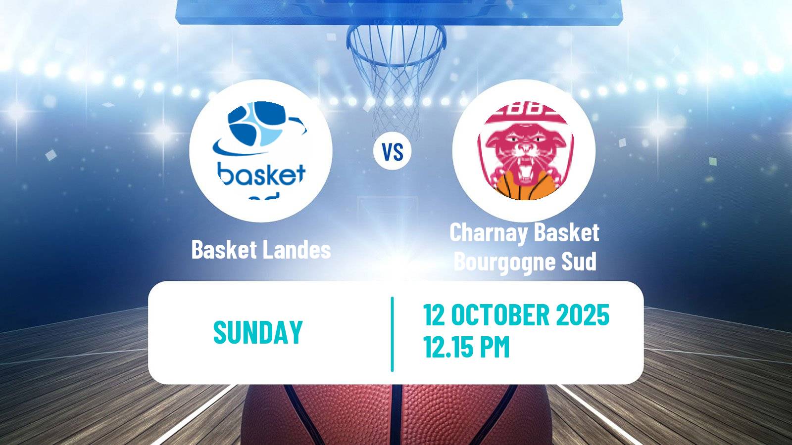 Basketball French LFB Basket Landes - Charnay Basket Bourgogne Sud