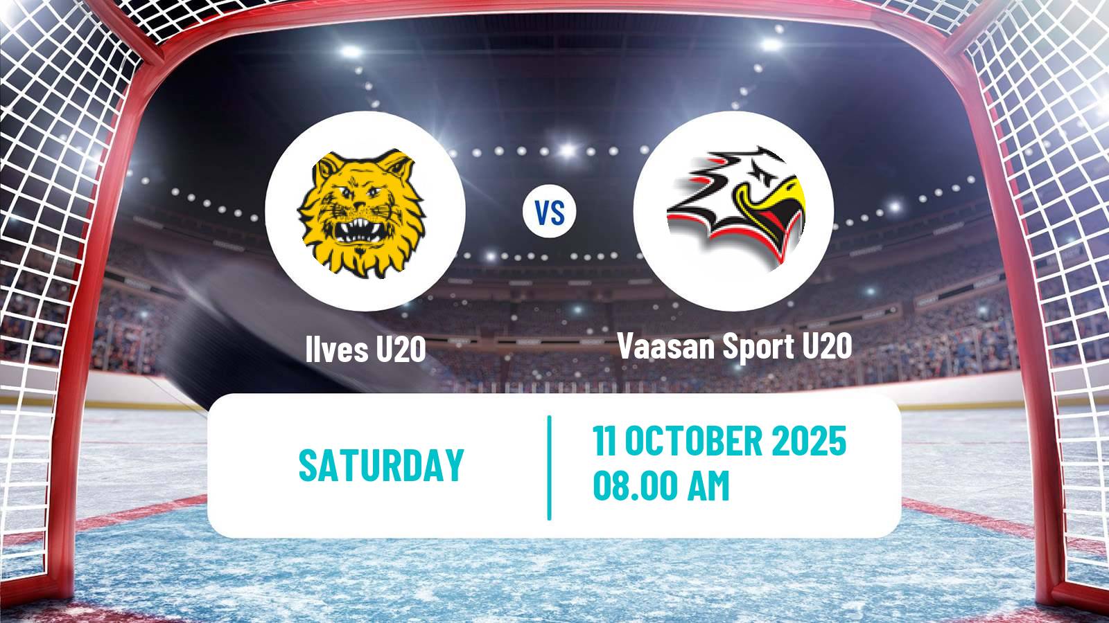 Hockey Finnish SM-sarja U20 Ilves U20 - Vaasan Sport U20