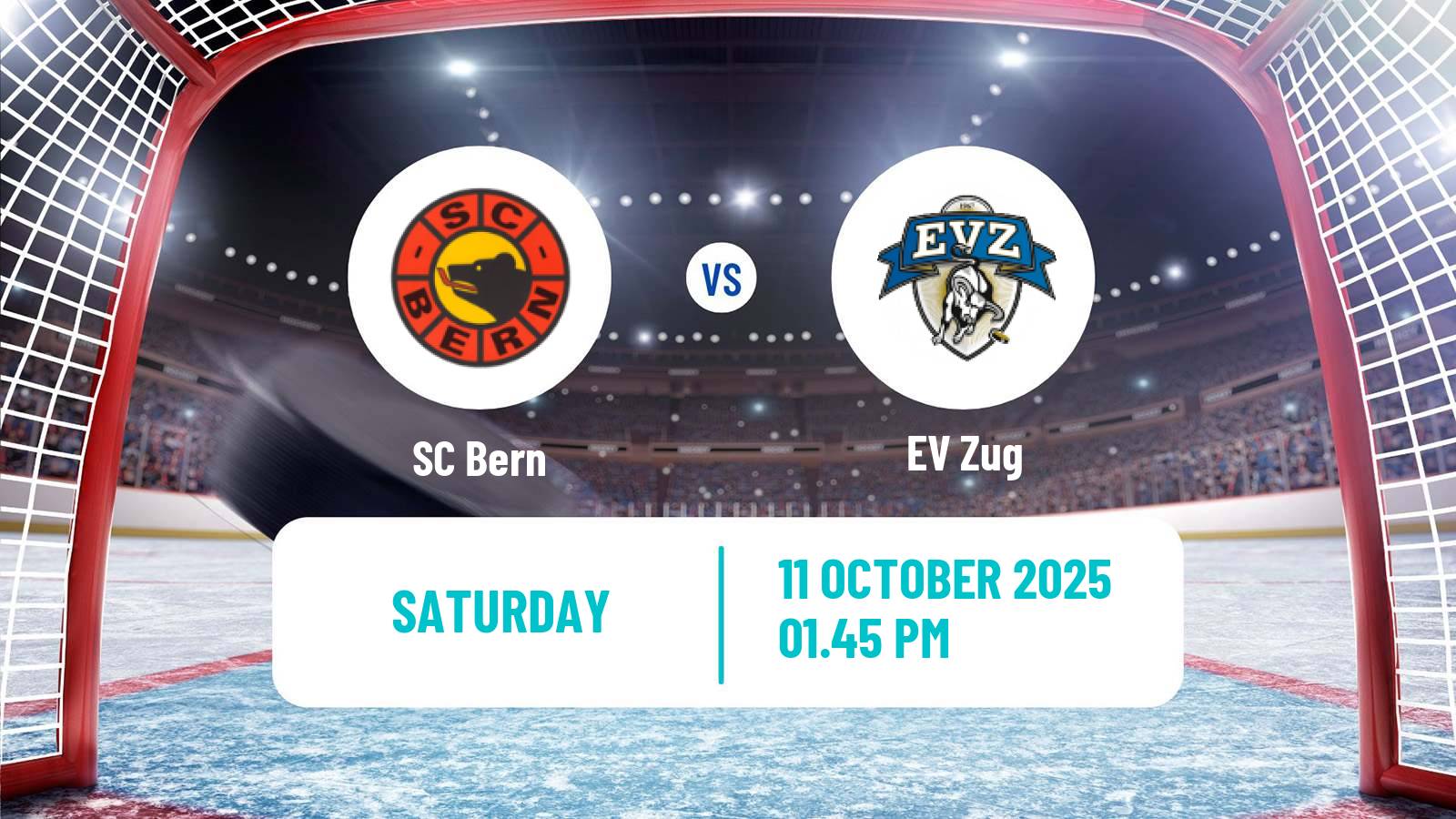 Hockey Swiss National League Hockey Bern - EV Zug