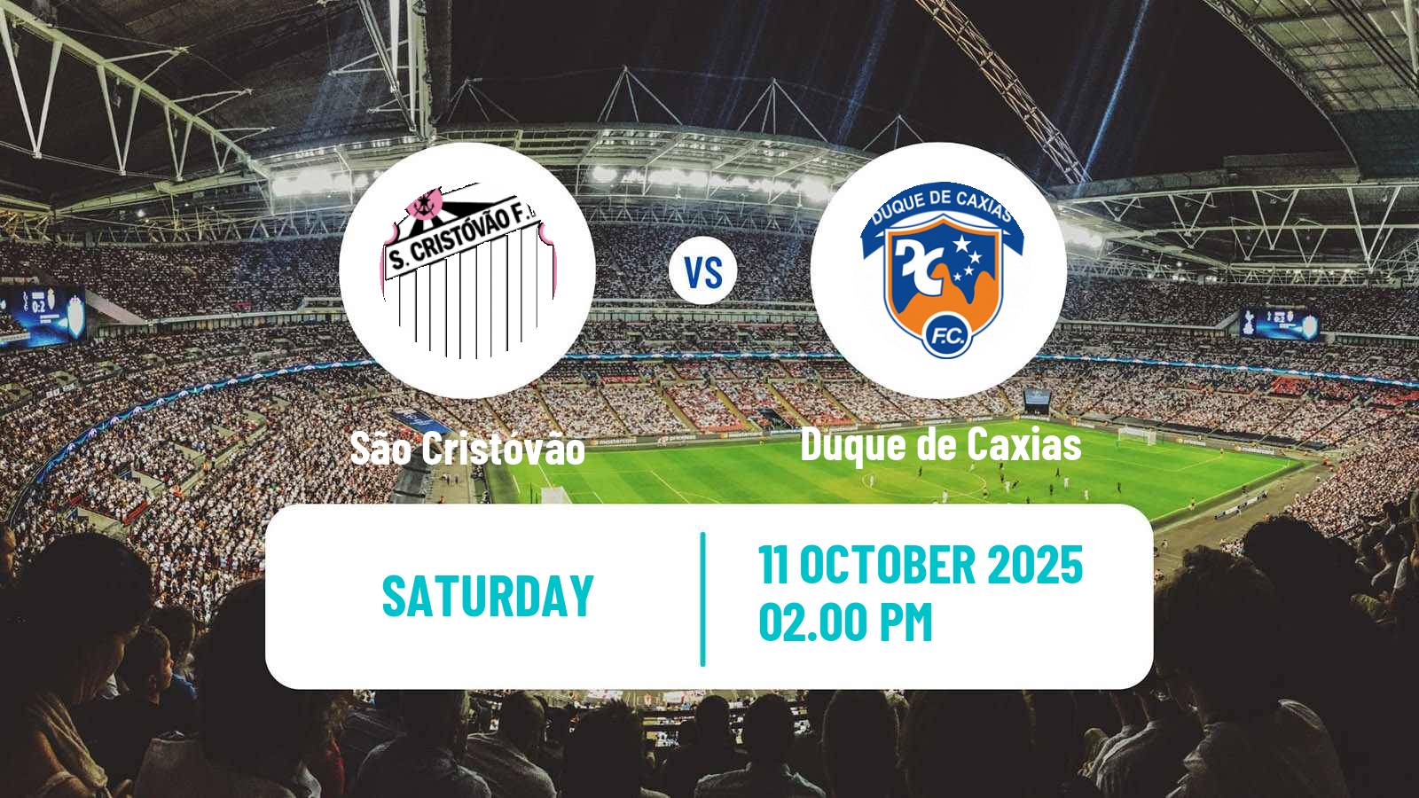 Football Brazilian Carioca B1 São Cristóvão - Duque de Caxias