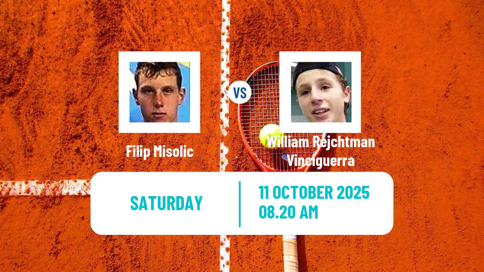Tennis ATP Stockholm Filip Misolic - William Rejchtman Vinciguerra