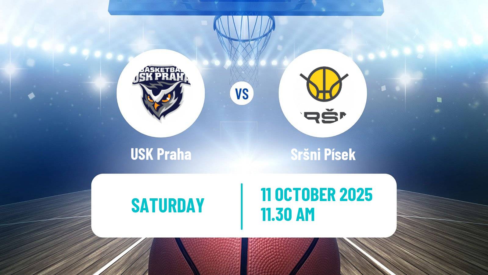 Basketball Czech NBL USK Praha - Sršni Písek