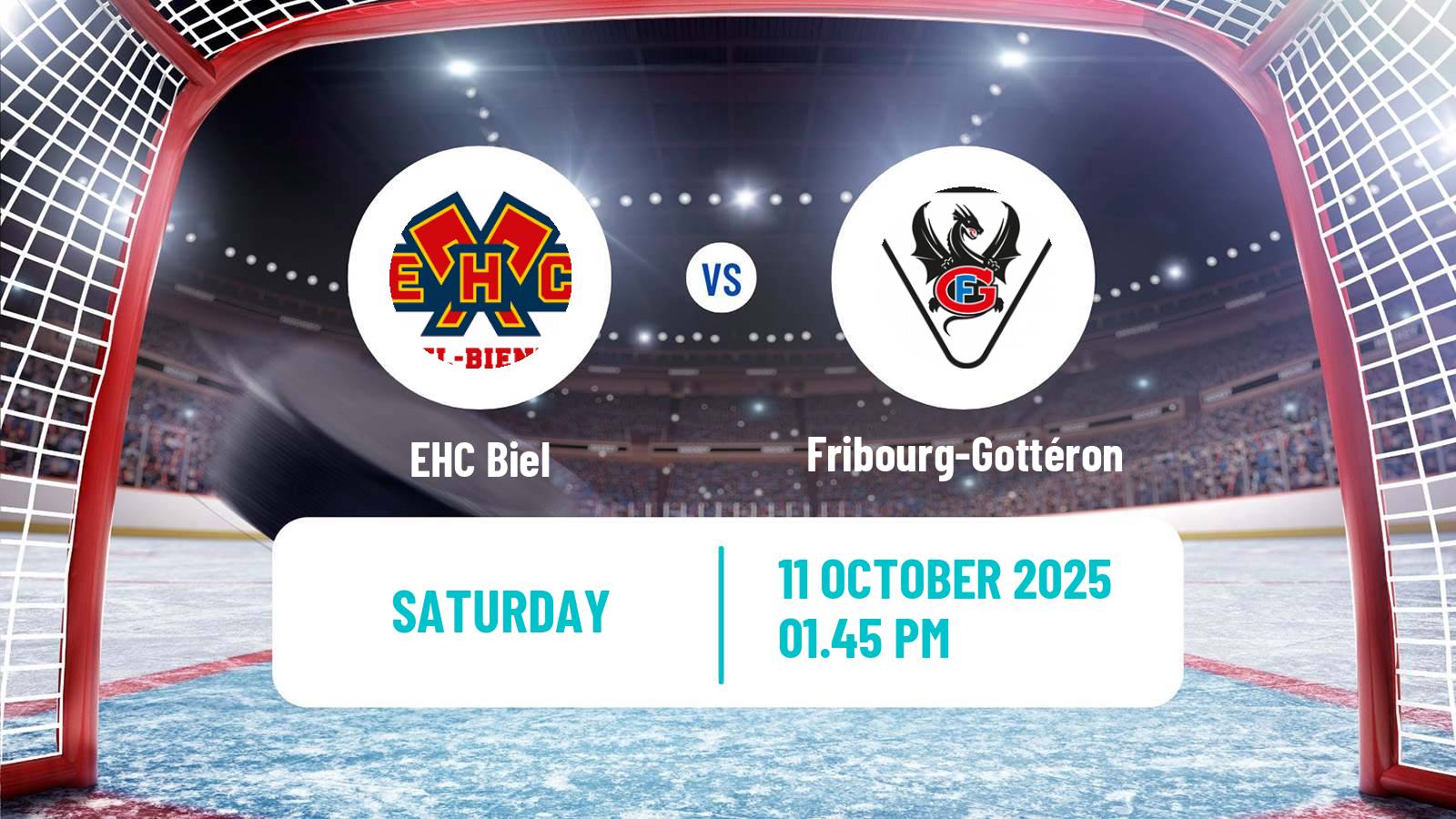 Hockey Swiss National League Hockey Biel - Fribourg-Gottéron