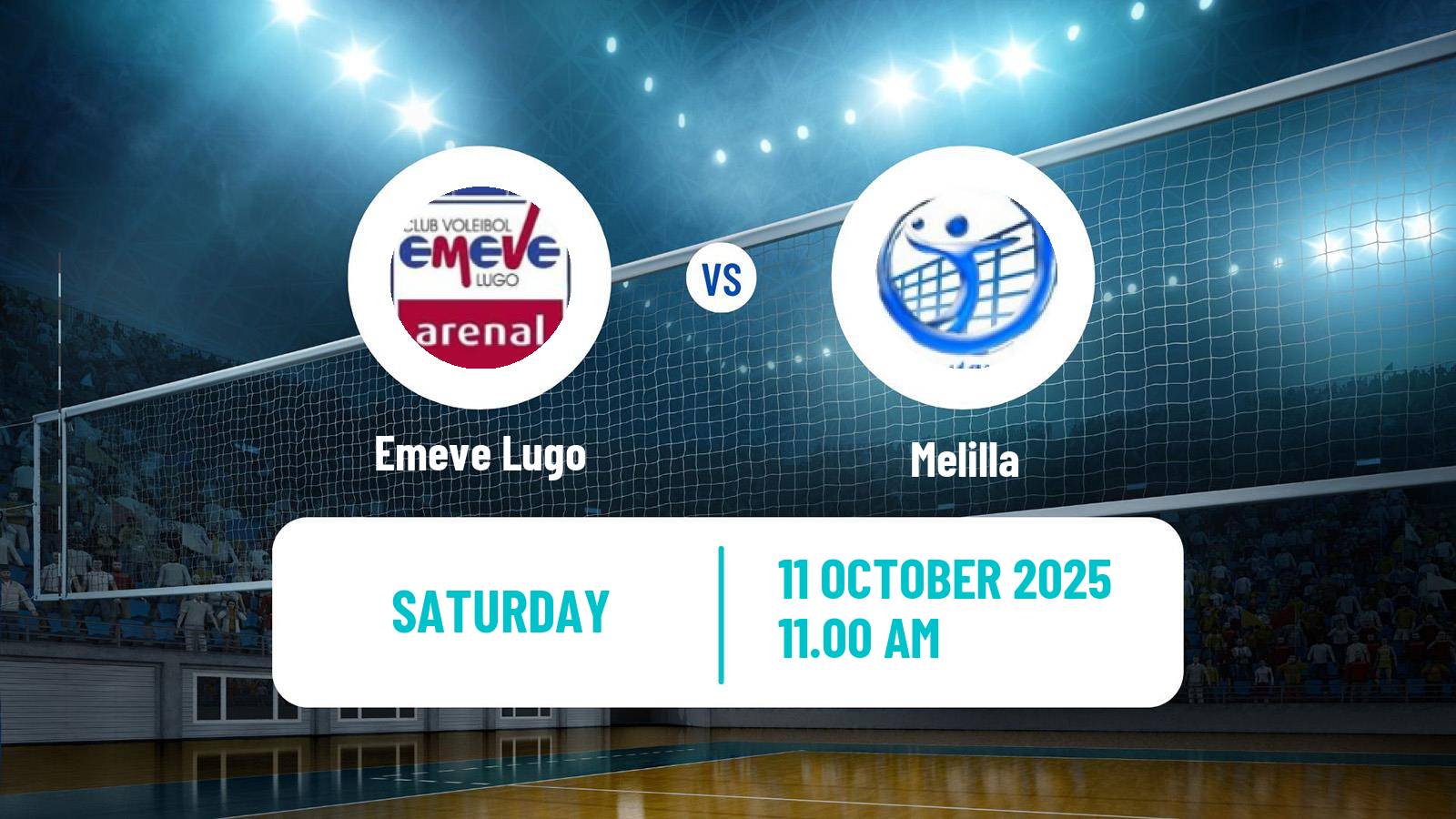 Volleyball Spanish SuperLiga Volleyball Women Emeve Lugo - Melilla