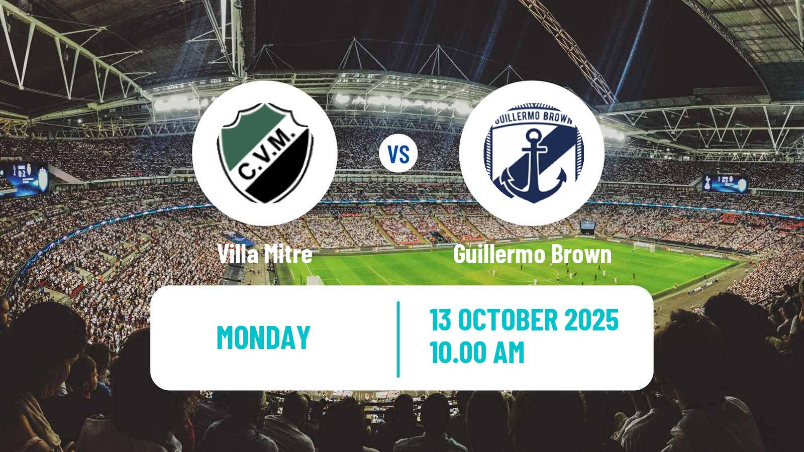 Football Argentinian Torneo Federal Villa Mitre - Guillermo Brown