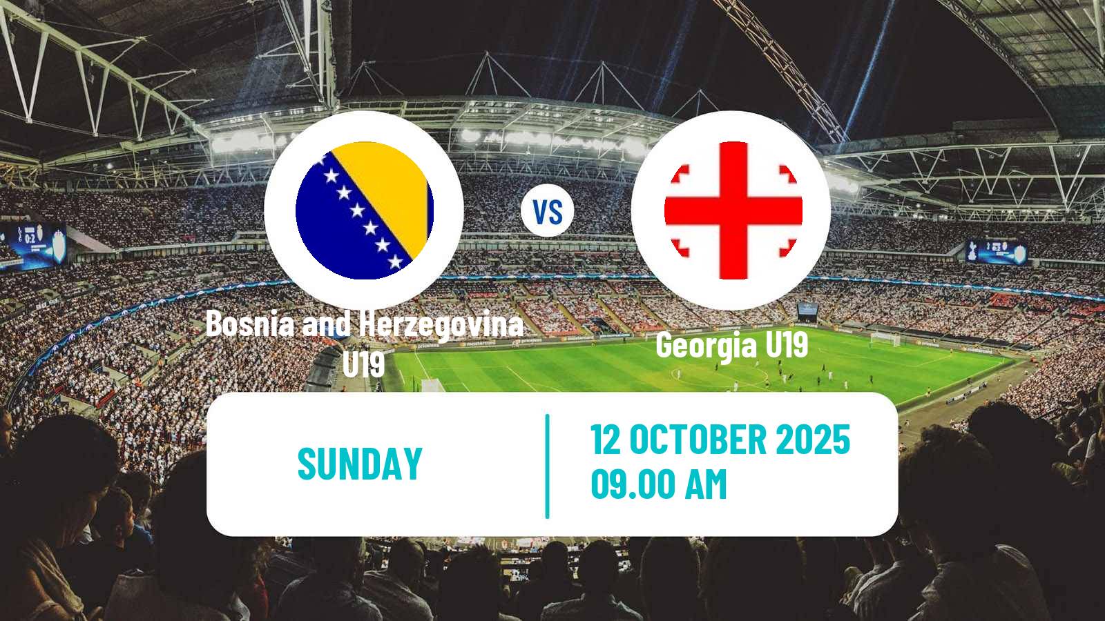 Football Friendly Bosnia and Herzegovina U19 - Georgia U19