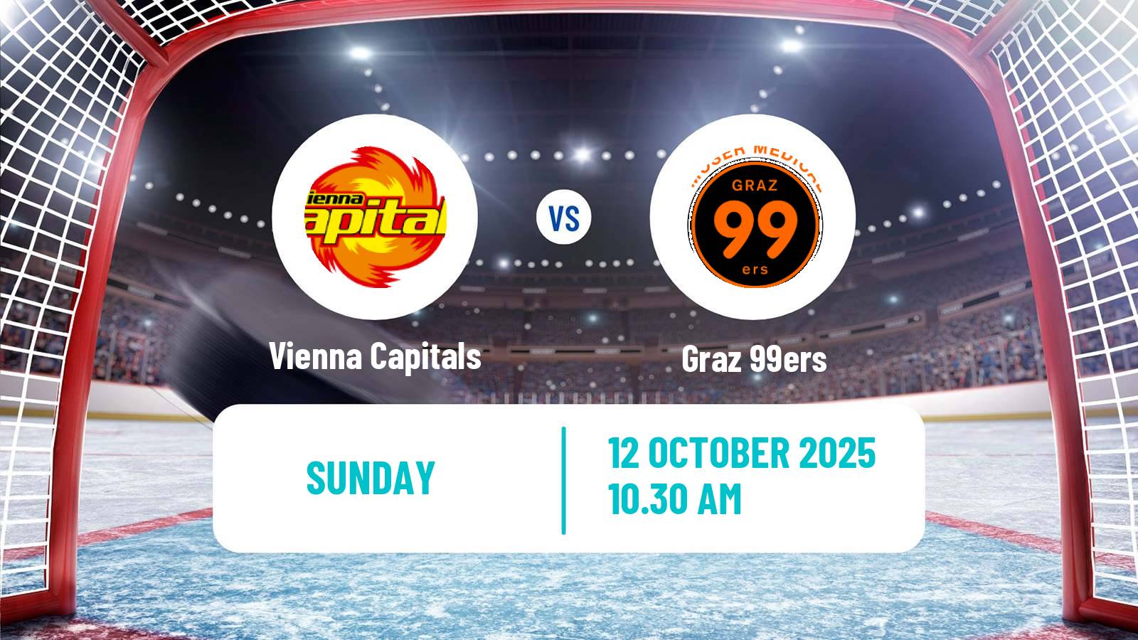 Hockey Austrian Ice Hockey League Vienna Capitals - Graz 99ers