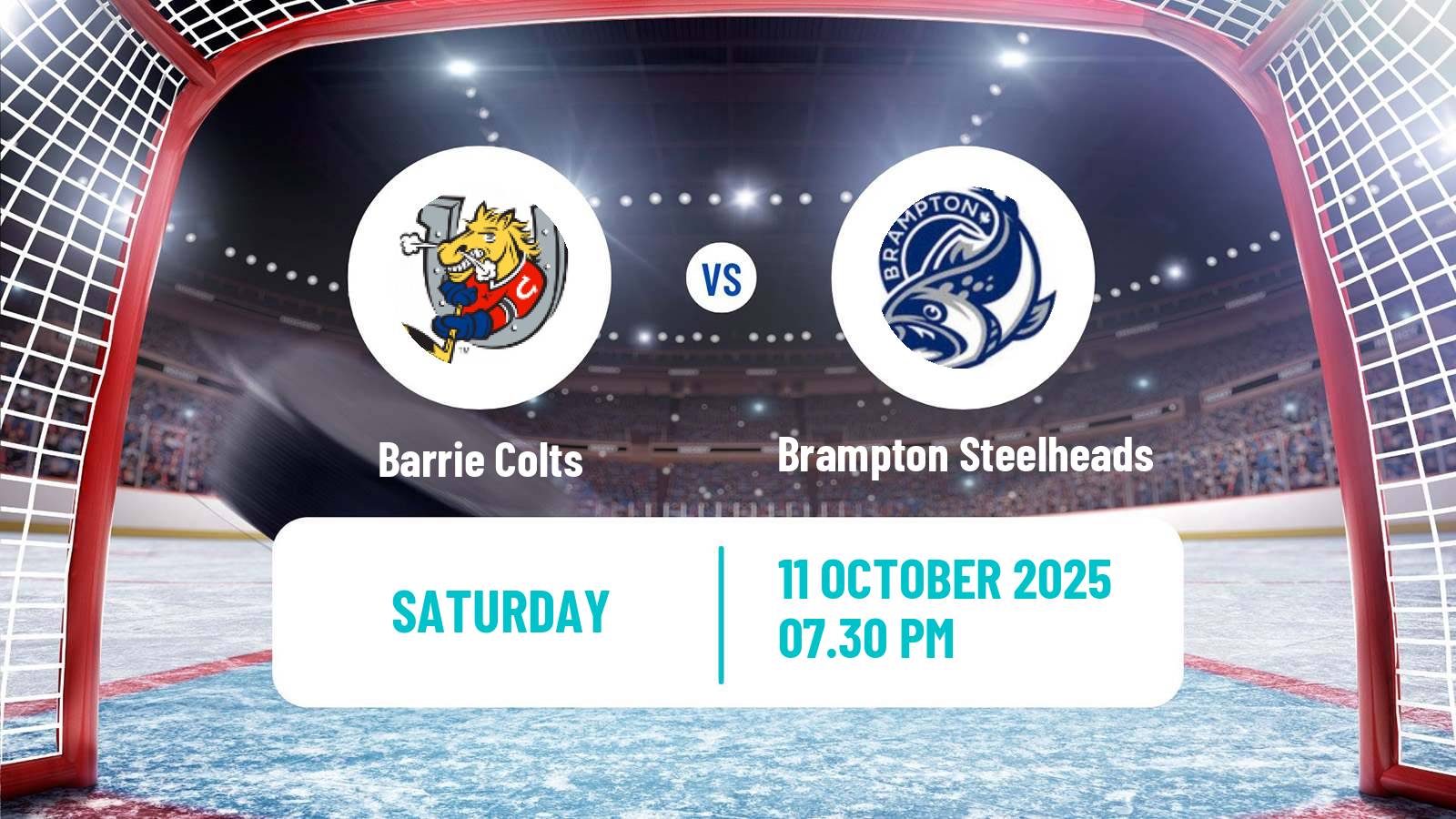 Hockey OHL Barrie Colts - Brampton Steelheads