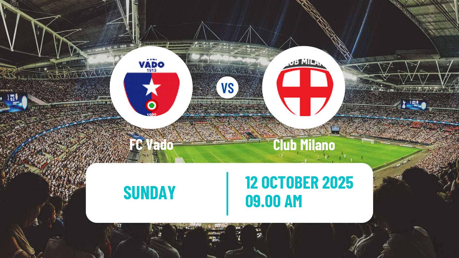 Football Italian Serie D - Group A Vado - Club Milano