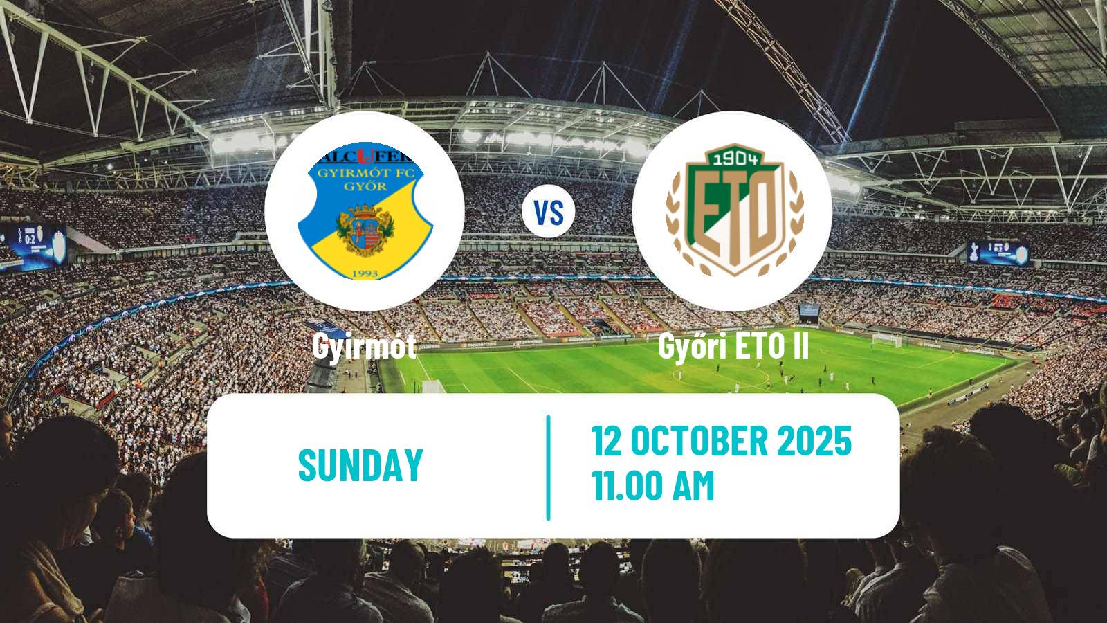 Football Hungarian NB III Northwest Gyirmót - Győri ETO II