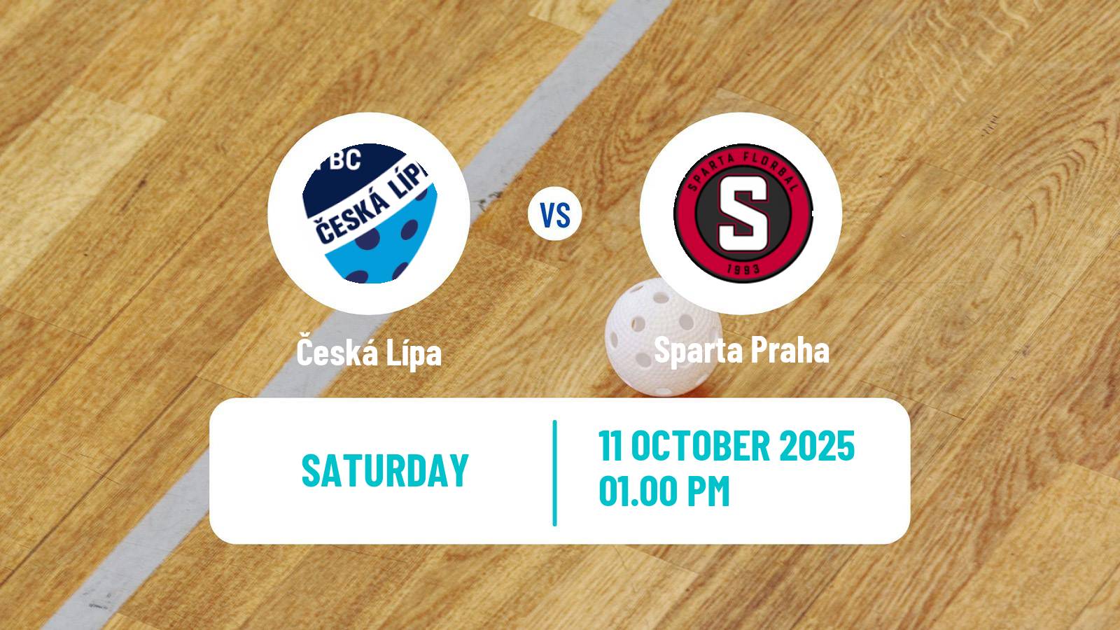 Floorball Czech Superliga Floorball Česká Lípa - Sparta Praha