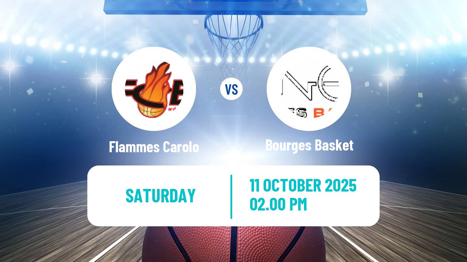 Basketball French LFB Flammes Carolo - Bourges Basket