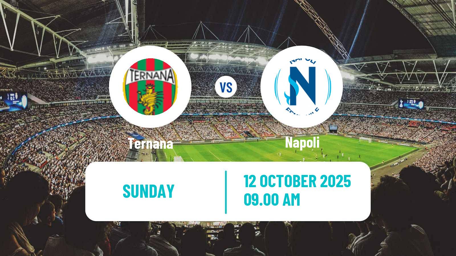 Football Italian Serie A Women Ternana - Napoli