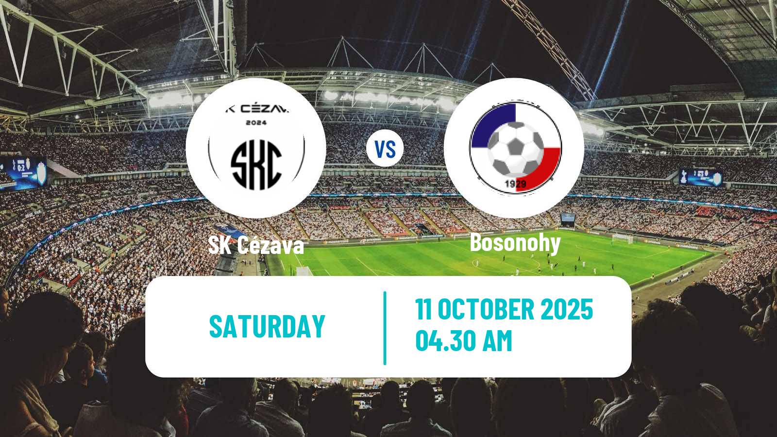 Football Czech Jihomoravsky KP Cézava - Bosonohy