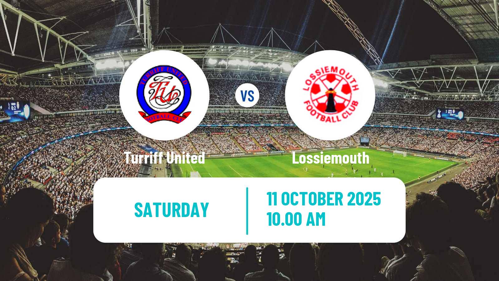 Football Scottish Highland League Turriff United - Lossiemouth