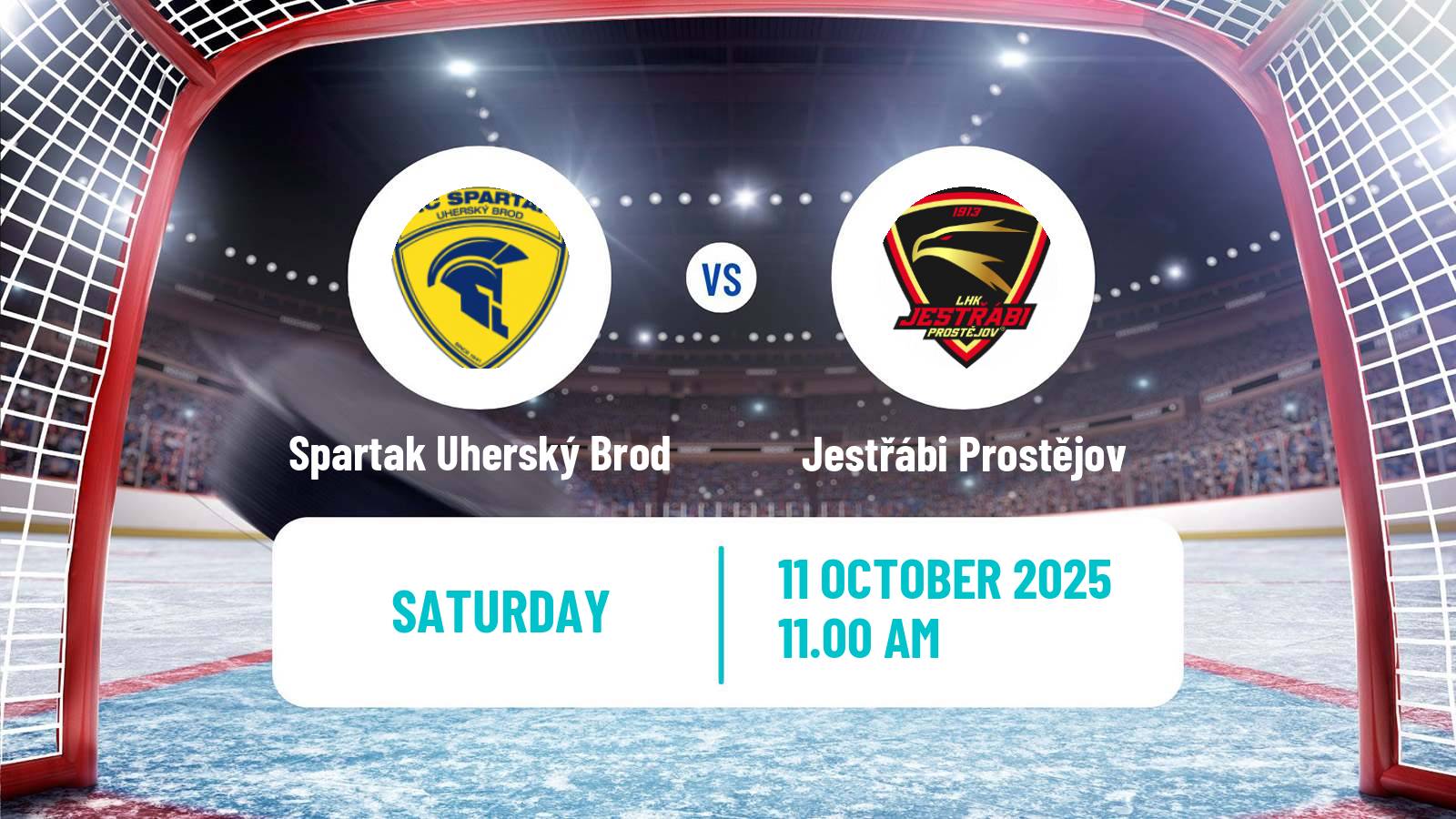Hockey Czech 2 Liga Hockey East Spartak Uherský Brod - Jestřábi Prostějov