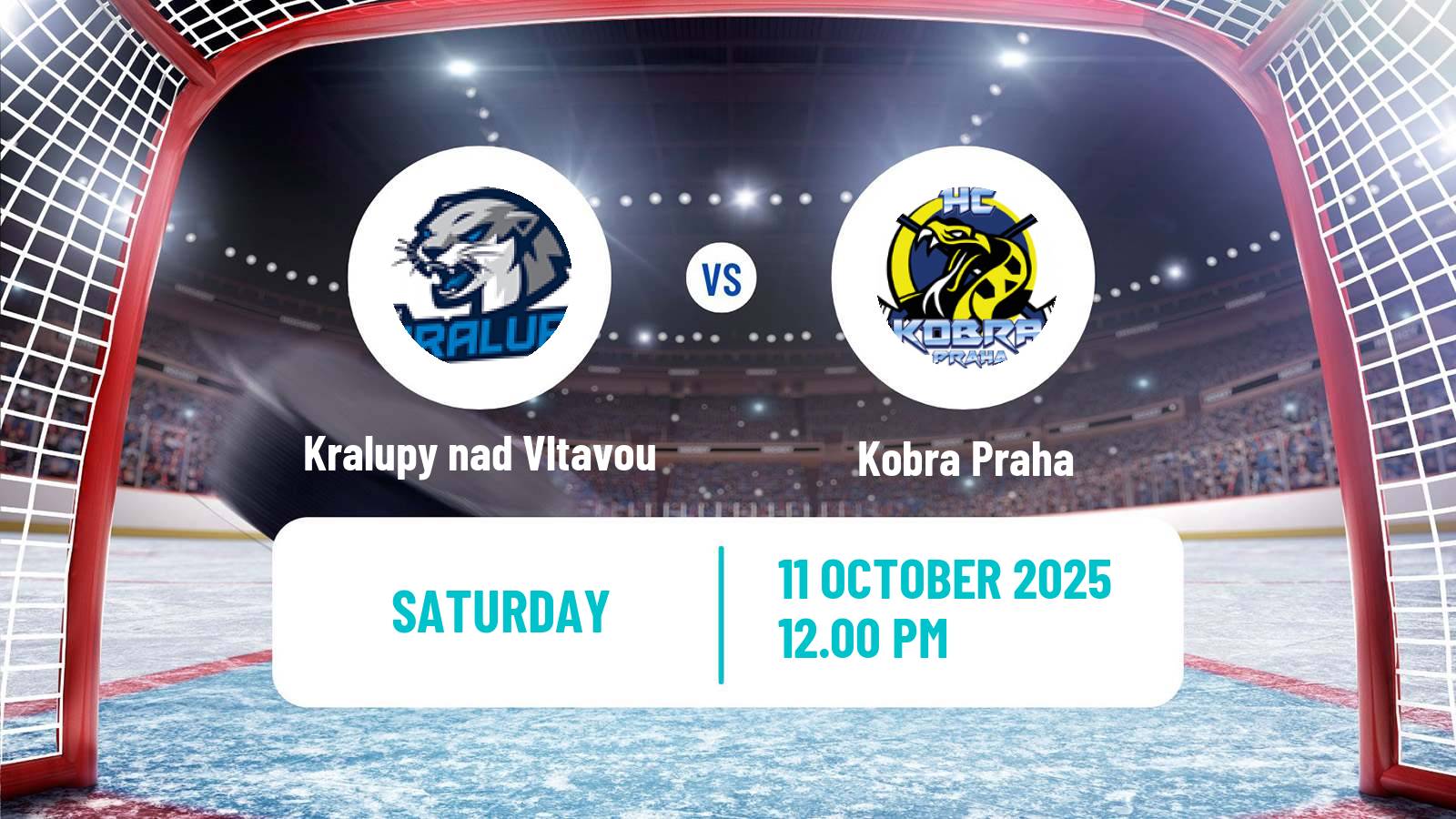 Hockey Czech 2 Liga Hockey West Kralupy nad Vltavou - Kobra Praha