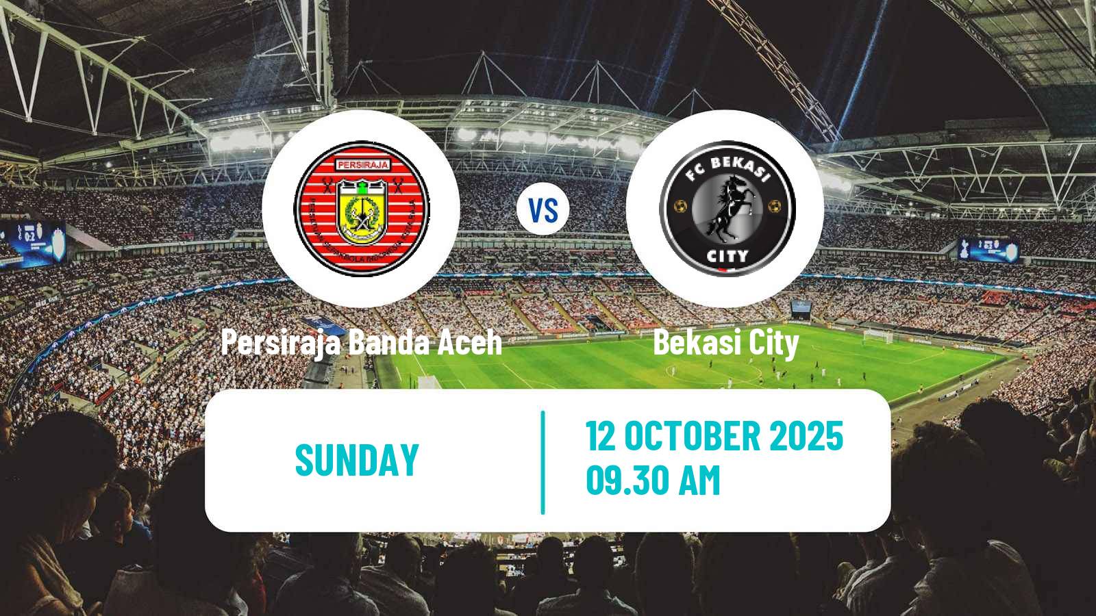 Football Indonesian Liga 2 Persiraja Banda Aceh - Bekasi City