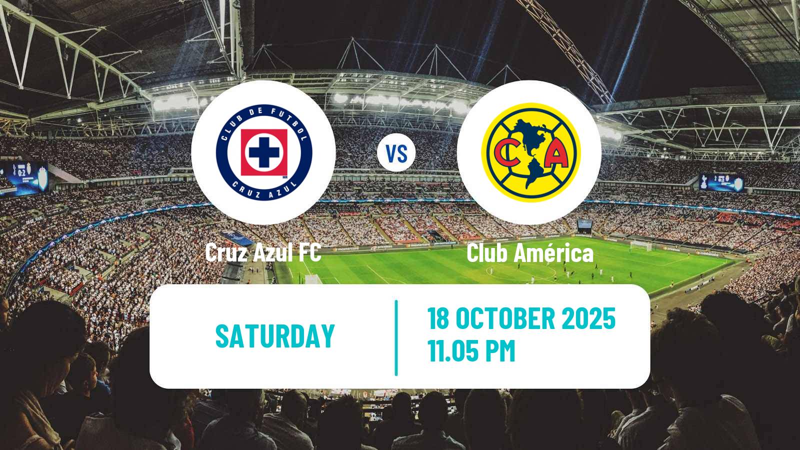 Football Mexican Liga MX Cruz Azul - Club América