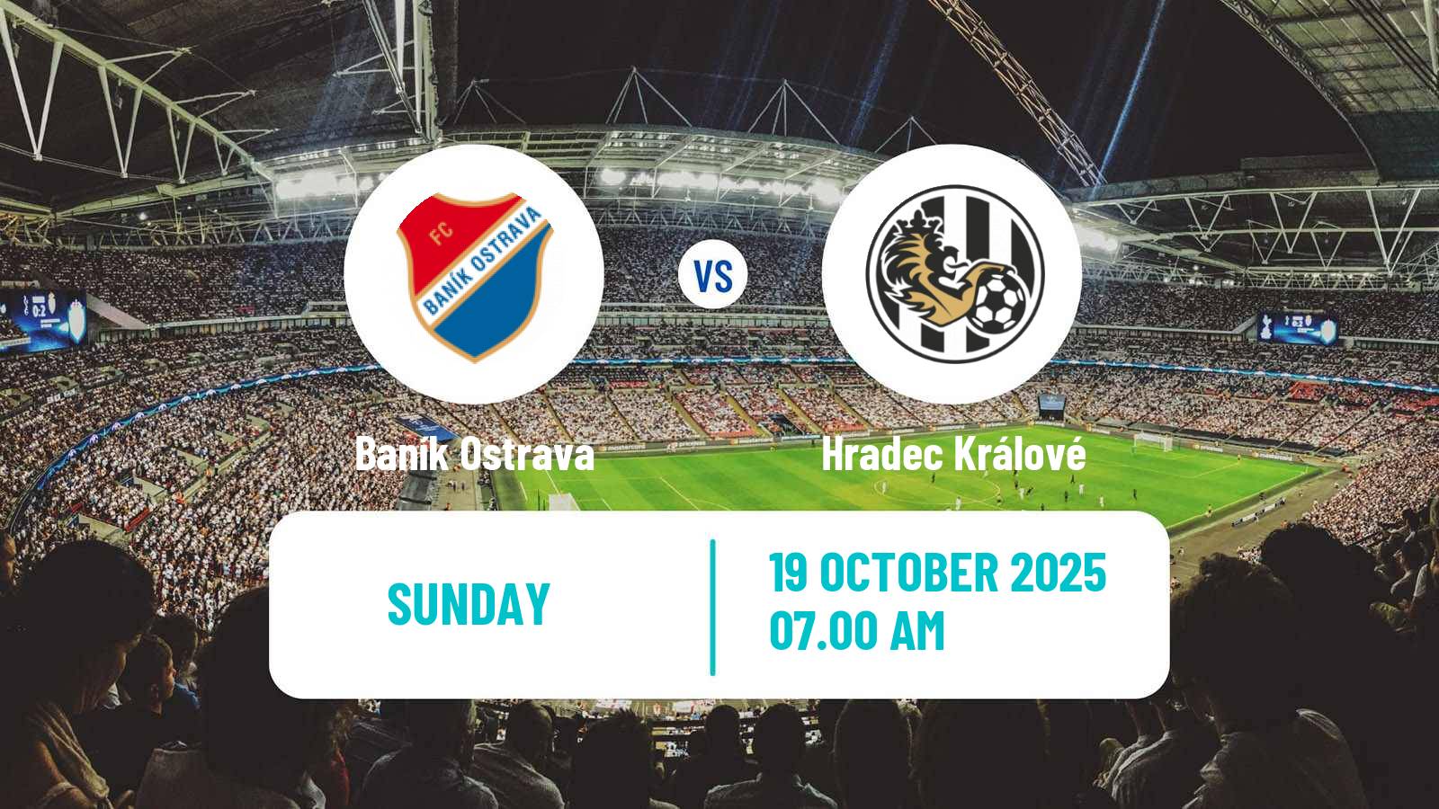 Football Czech 1 Liga Baník Ostrava - Hradec Králové