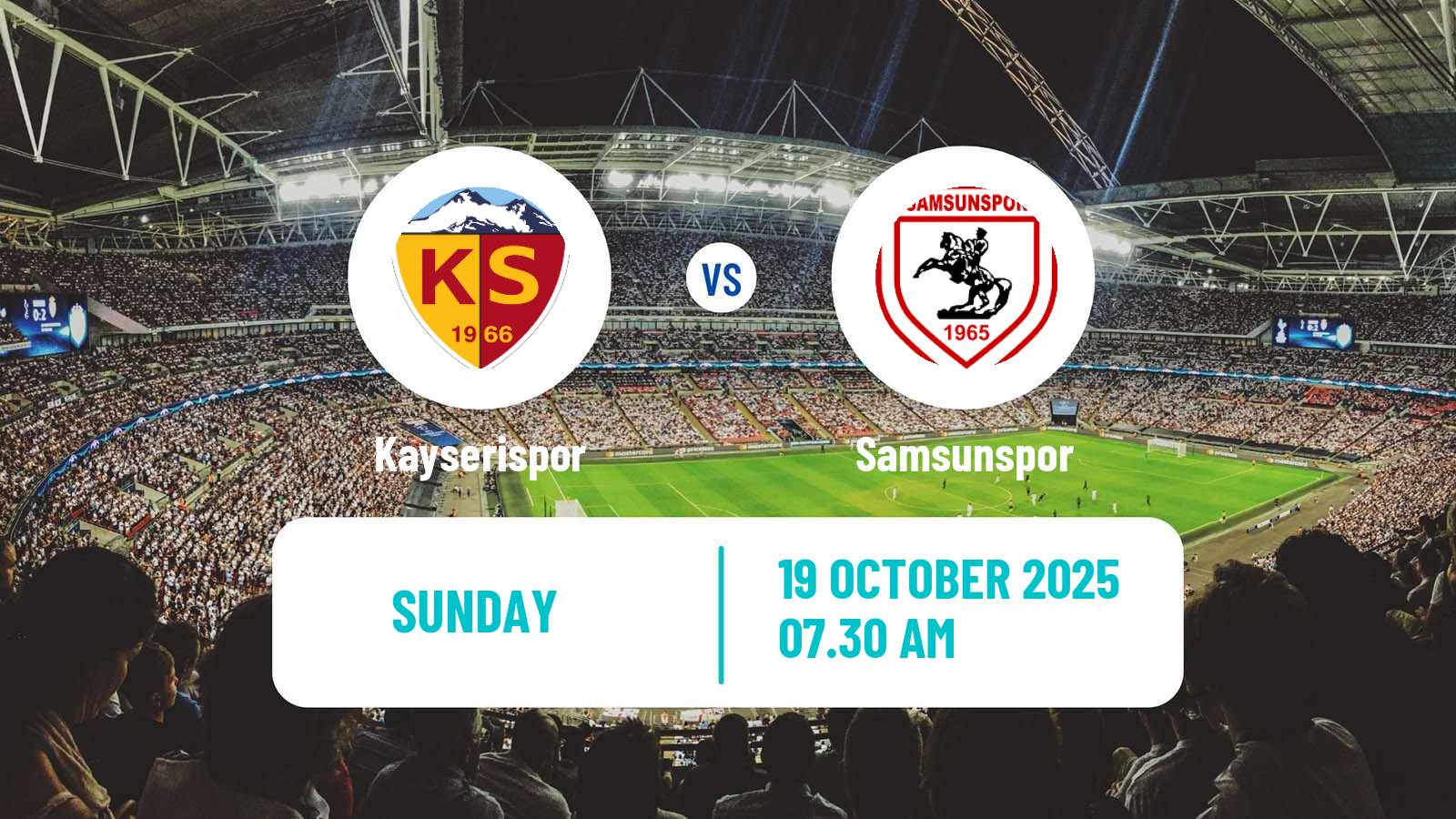 Football Turkish Super League Kayserispor - Samsunspor