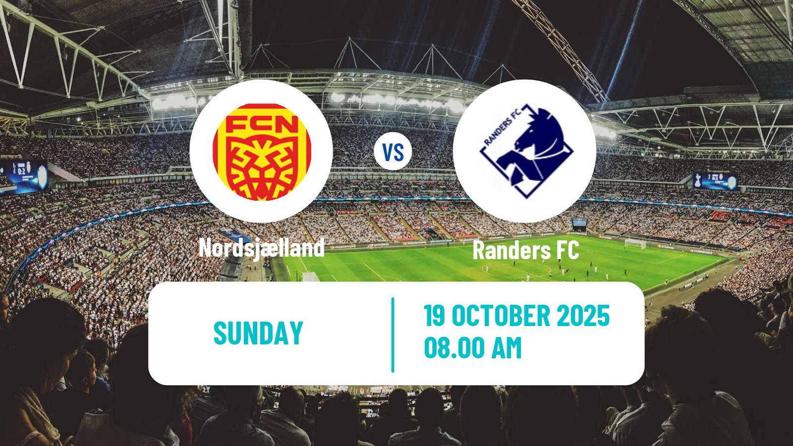 Football Danish Superliga Nordsjælland - Randers FC