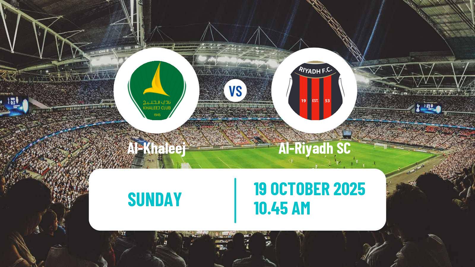 Football Saudi Professional League Al-Khaleej - Al-Riyadh