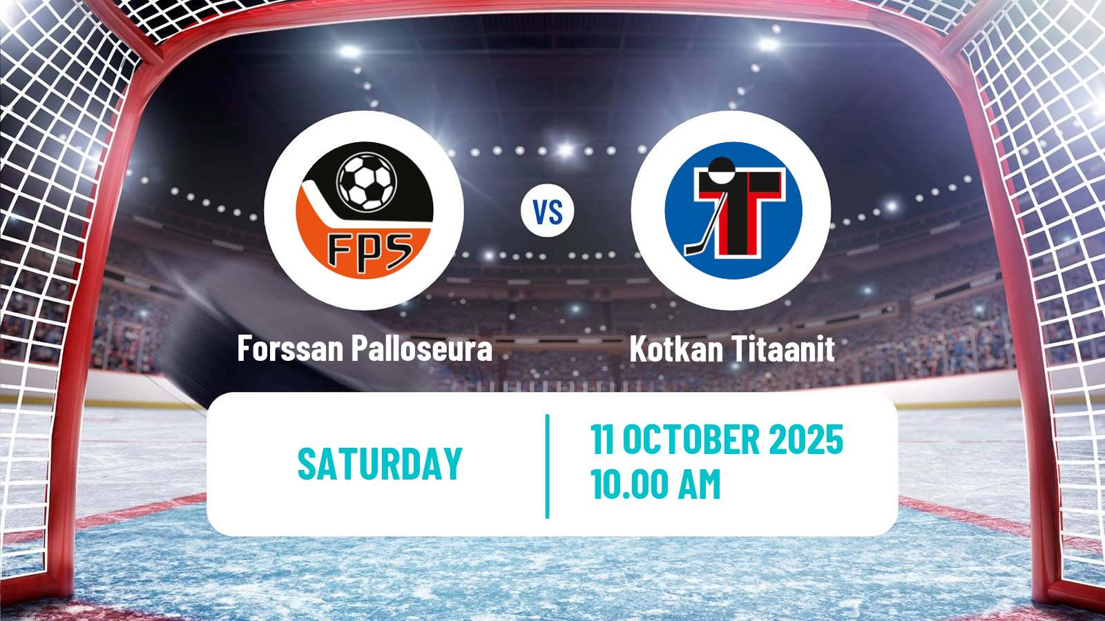 Hockey Finnish Suomi-sarja Forssan Palloseura - Kotkan Titaanit